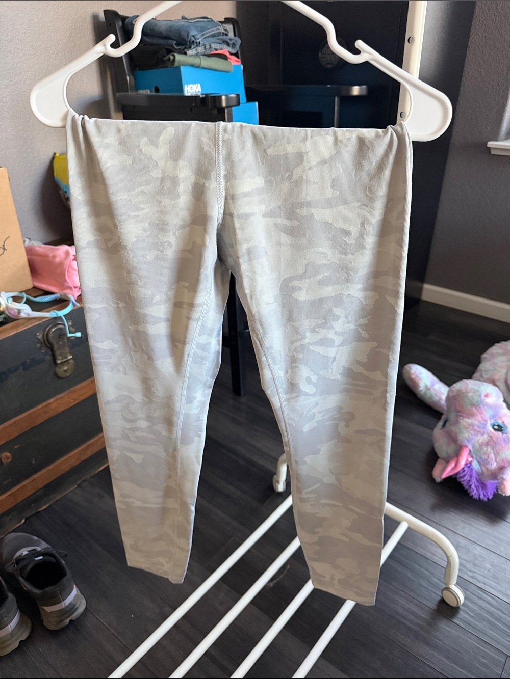 lululemon athletica Light Gray Camo Leggings